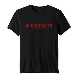 Lsmtx1 ใหม่ เสื้อยืดผ้าฝ้าย พิมพ์ลาย Suicideboys thepopulation Ftp1 Koszulka G59 พลัสไซซ์ สําหรับผู้ชายสามารถปรับแต่งได้