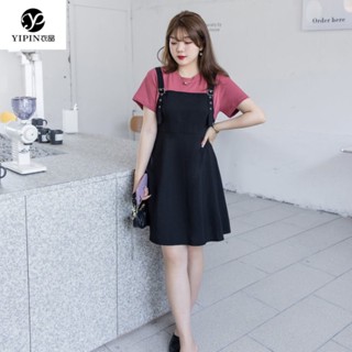 ชุดเดรส ทรงเอ ผ้าฝ้ายแท้ พลัสไซซ์ สําหรับผู้หญิง ไซซ์ L-5XL
