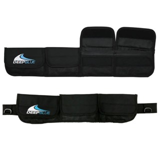 เข็มขัดดำน้ำแบบมีกระเป๋าใส่ตะกั่ว Deep Blue Soft Pocket Weight Belts