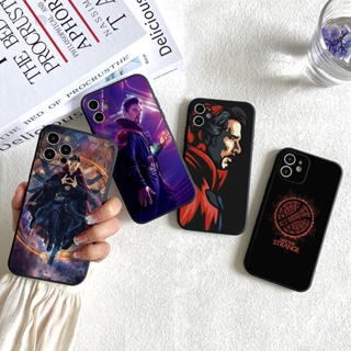 เคสโทรศัพท์มือถือ TPU แบบนิ่ม ป้องกันเลนส์กล้อง กันกระแทก ลาย Marvel Doctor Strange สําหรับ Apple iphone 14 Plus 13 12 11 Pro Max