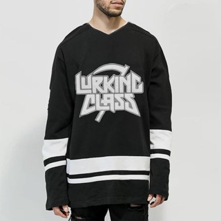 Lurking class sketchy tank  Lurker Black​ Hockey   Jersey