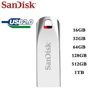 Sandisk แฟลชไดรฟ์ USB 2.0 1TB 512GB 256GB 128GB 64GB 32GB 16GB