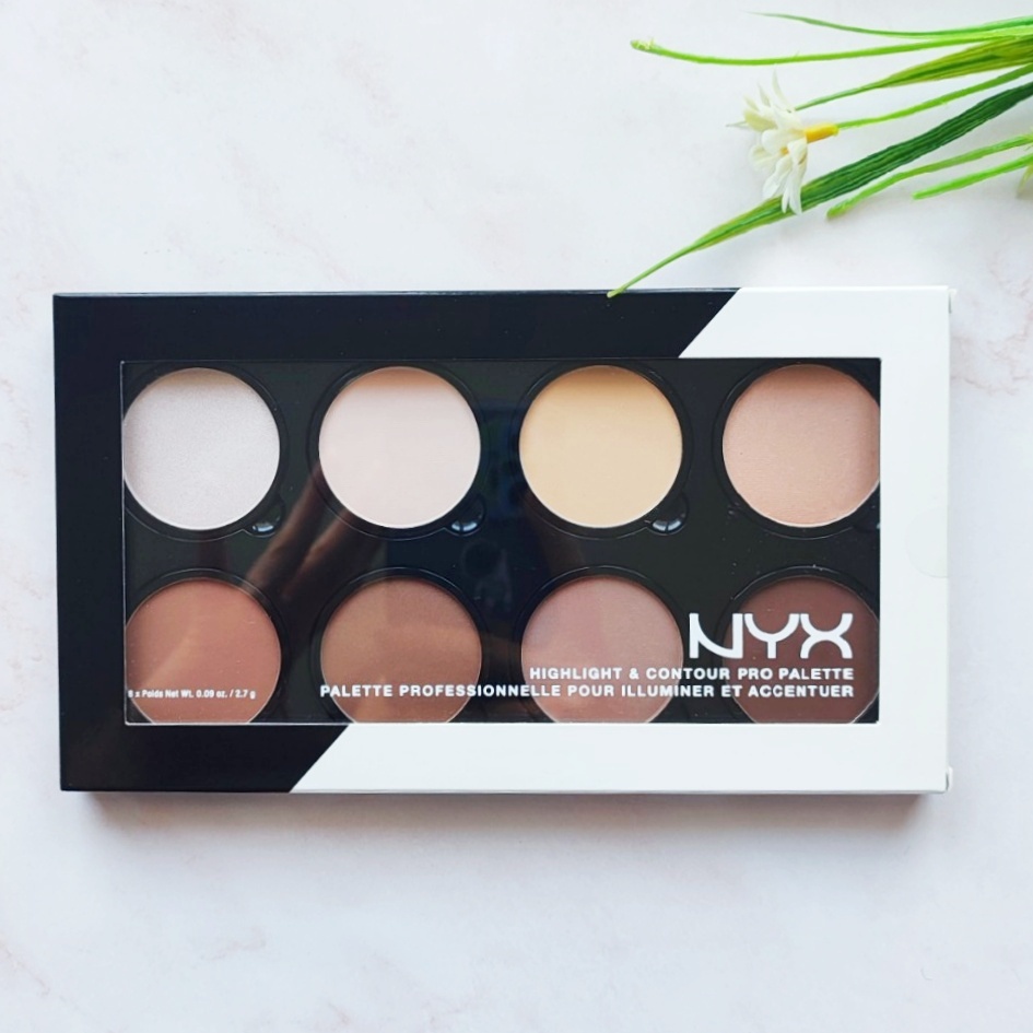 [NYX®] Highlight & Contour Pro Palette 2.7 g นิกซ์ ไฮไลท์ แอนด์ คอนทัวร์ โปร พาเลต #HCPP01