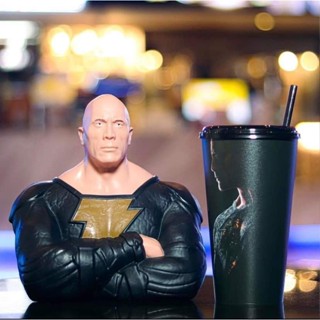 สินค้าพร้อมส่ง  Black Adam  ถังป๊อปคอร์น ครึ่งตัว black adam  แท้จาก MAJOR