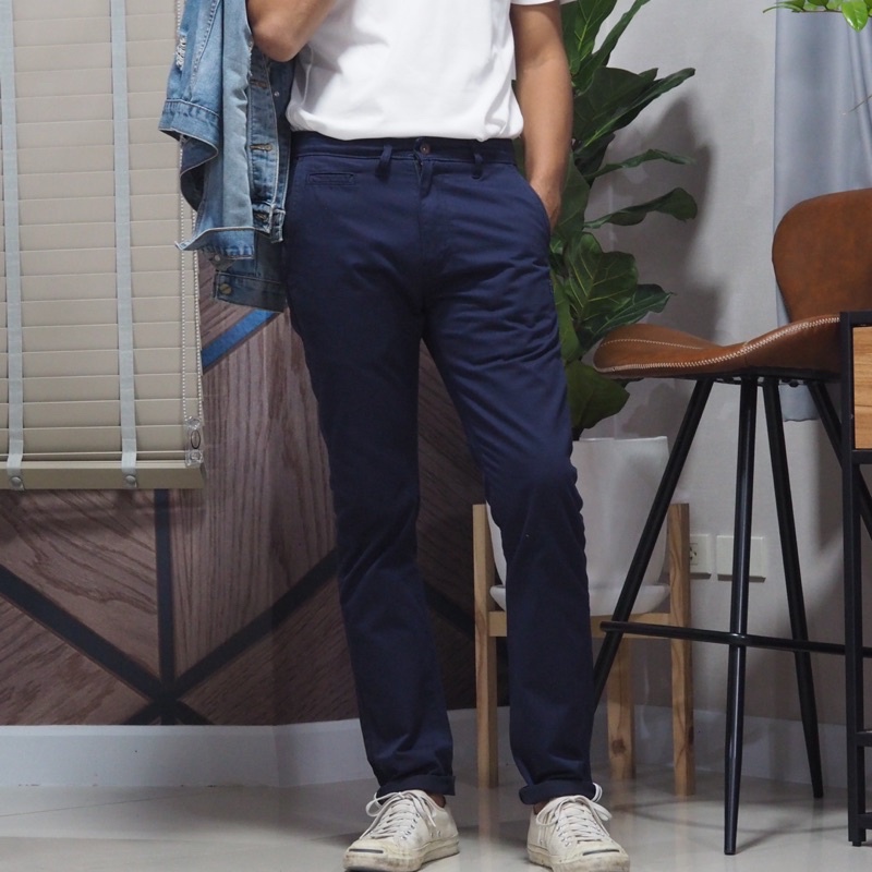 Hottกางเกงขายาว ชิโน Dokkhun-Chino ทรงกระบอกเล็ก มีให้เลือก 4 สี