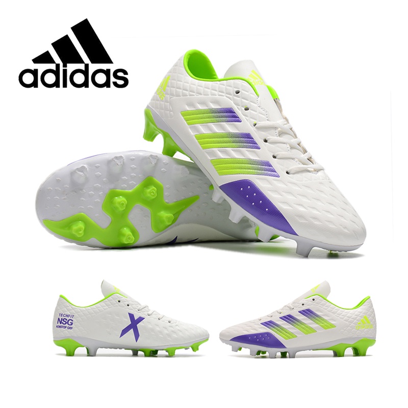Adidas Adizero FG Soccer shoes รองเท้าฟุตบอลแฟชั่นรองเท้าฟุตบอลชายกลางแจ้งและในร่ม