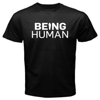 เสื้อยืดผ้าฝ้ายพิมพ์ลายคลาสสิก ขายดี เสื้อยืดลําลอง แขนสั้น พิมพ์ลาย BEING HUMAN สีดํา สําหรับผู้ชาย 3 AGfbgl96MDcabj05