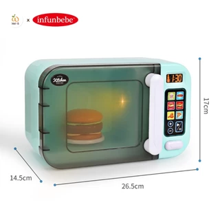 Wel-B x Infunbebe Microwave Oven (ไมโครเวฟของเล่นเด็ก) - ของเล่นเด็ก บทบาทสมมติ เครื่องครัวเด็ก