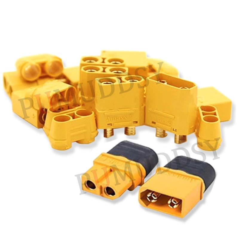 ปลั๊กซ็อกเก็ตเชื่อมต่อแบตเตอรี่ XT30U XT60U XT60H XT90H MR30 ตัวผู้ และตัวเมีย คุณภาพสูง 2 ชิ้น ต่อช