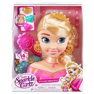 Sparkle Girlz Princess Hair Styling Head By ZURU ตุ๊กตาเจ้าหญิงโมเดลจัดแต่งดีไซน์ทรงผมสุดน่ารักสินค้านำเข้าลิขสิทธิ์แท้