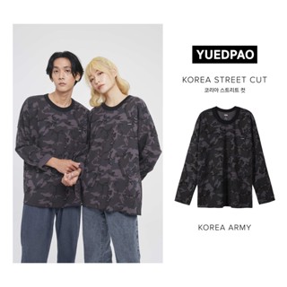 Yuedpao เสื้อสเวตเตอร์ไหล่ตก สไตล์เกาหลี ผ้าหนานุ่ม ทรงสวย รับประกันไม่ย้วย 2 ปี Signature Korea สี Army