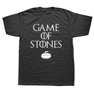 [COD]เสื้อยืดแขนสั้น ผ้าฝ้าย พิมพ์ลาย Game of Stones แฟชั่นฤดูร้อน สําหรับผู้ชายS-5XL