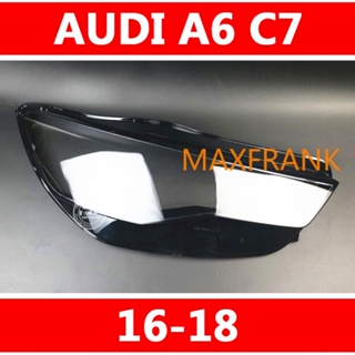 AUDI A6 C7 16-18  HEADLAMP COVER HEADLIGHT COVER LENS HEAD LAMP COVER ฝาครอบไฟหน้า / ฝาครอบไฟหน้าตรงรุ่น สำหรับ / ฝาครอบไฟหน้าสําหรับ / ฝาครอบเลนส์ไฟหน้า รถยนต์สําหรับ / เลนส์ไฟหน้า