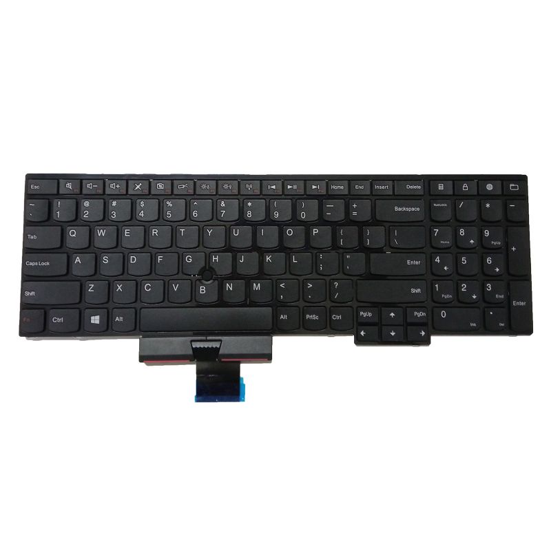 US แป้นพิมพ์ใหม่สําหรับ Lenovo สําหรับ ThinkPad สําหรับ Edge E530 E530C E535 E545 04Y0301 0C01700 V1