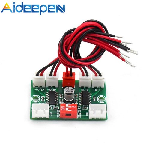 Aideepen บอร์ดขยายเสียงดิจิทัล ขนาดเล็ก PAM8403 4 ช่อง 4*3W DC 5V