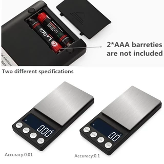 500g/0.1g 500g/0.01g 200g/0.01g Digital scales สเกลครัว เครื่องชั่งแป้งดิจิตอล ตาชั่งดิจิตอล Portable Weighing Scale