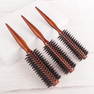 [พร้อมส่ง] หวีไม้ หวีไดร์ จัดแต่งทรงผม ม้วนผม ทำลอน