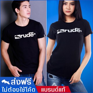 เสือยืดผู้ชาย เสื้อตราหานคู่ ผ้านุ่ม✶☈❒rudedog เสื้อยืดผู้ชาย ผู้หญิง ส่งฟรี รุ่น RDbox ของแท้ 100%