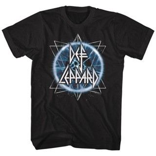 [COD]เสื้อยืด ลาย Def Leppard Electric Eye สีดํา สําหรับผู้ใหญ่S-5XL