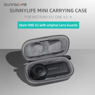 Sunnylife Mini Portable Carrying Case Clutch Bag Protective Storage Bag for Insta360 X3 / ONE X2 / X