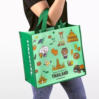 Starbucks Thailand LINE Friends Tote กระเป๋าผ้าสตาร์บัคส์