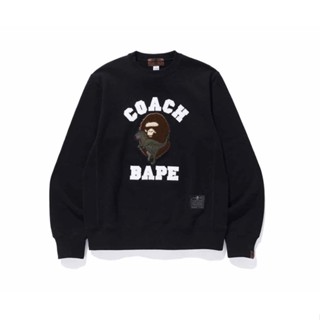 BAPE X COACH REXY CREWNECK BLACK