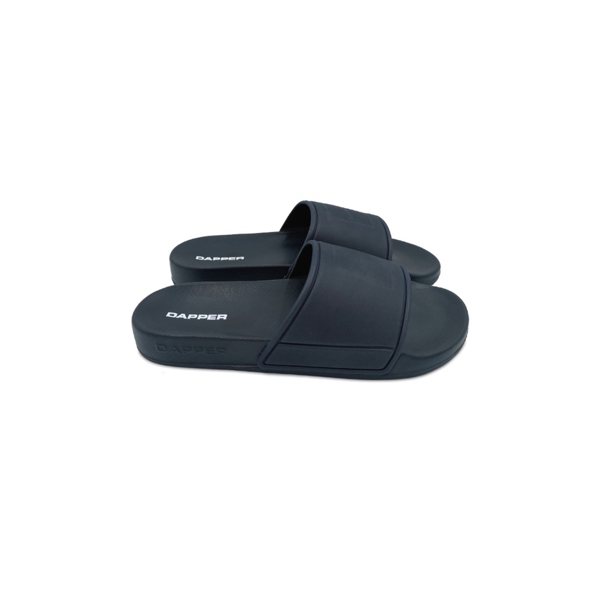 DAPPER รองเท้าแตะแบบสวม Monochrome Pool Slide Sandals สีกรมท่า ...