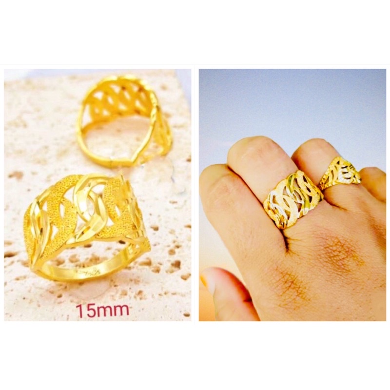 Bangkok Gold Sand แหวนออดี้ 916 แท้