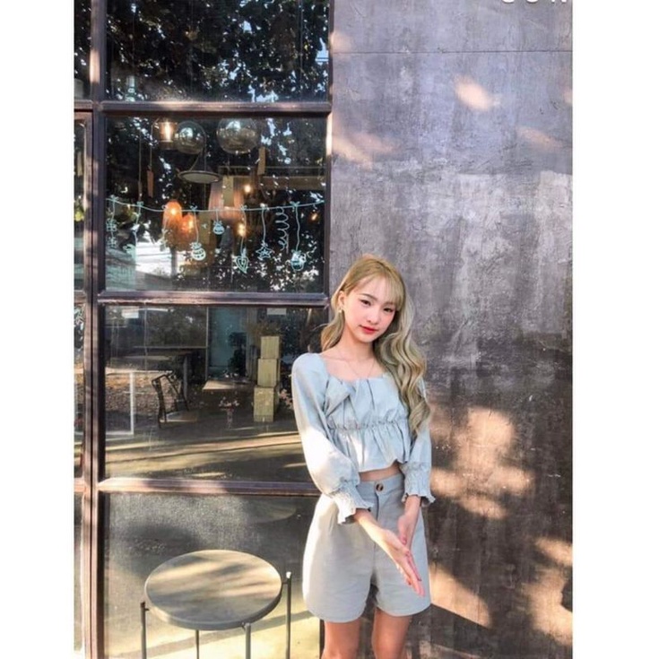 akkara studio เซต 2 ชิ้น เสื้อ + กางเกงขาสั้น