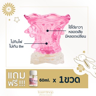 เซ็ทเตาไฟฟ้าสุดคุ้ม แถมน้ำมันหอมระเหย 60ml. x 1 ขวด