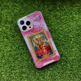 (พร้อมส่ง) ❤️ พระแม่ลักษมี สวยองค์ท่านสดใส พื้นหลังชมพูกลีบบัว เป็นสีที่พระแม่โปรดปรานใครรอบูชา เครื่องราง ของคลัง