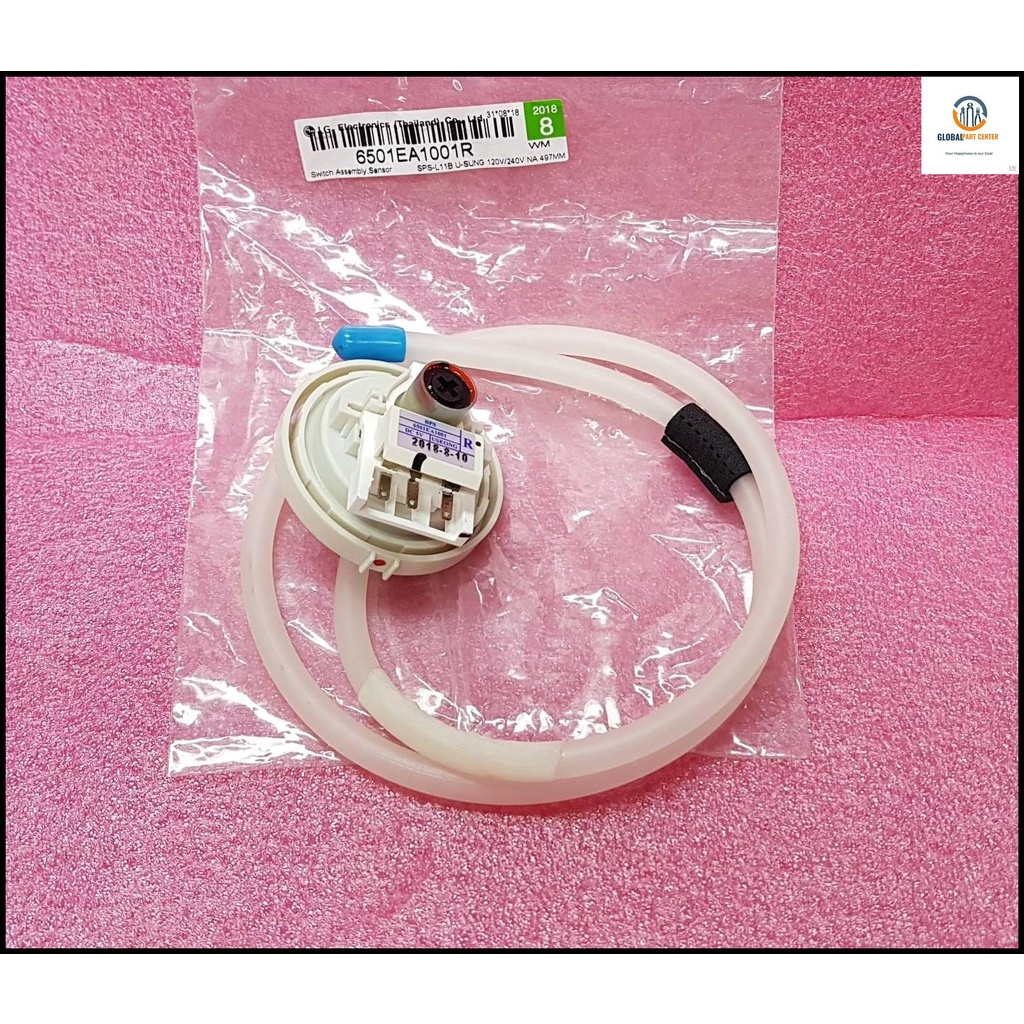 อะไหล่ของแท้/เพรสเชอร์เครื่องซักผ้าแอลจี/(สวิทซ์ระดับน้ำ)/LG/DC5V 3 ขา/6501EA1001V/6501EA1001U/EBF62