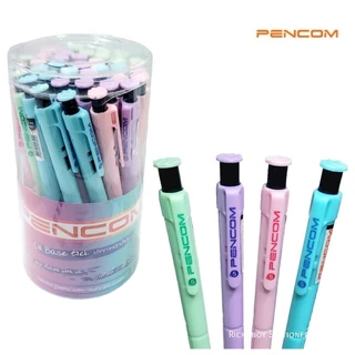 Pencom ปากกาลูกลื่นหมึกน้ำมัน Fancy ด้ามสีพาสเทล OG-41 ขนาด 0.5มม. (36 แท่ง)