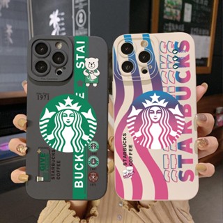 เคสป้องกันโทรศัพท์มือถือ ขอบสี่เหลี่ยม ลาย Starbucks สําหรับ Infinix Hot 12i 10S 11 10 Play 11S 10i Smart 6 HD X6511 X657B X6512 Note 12 G96