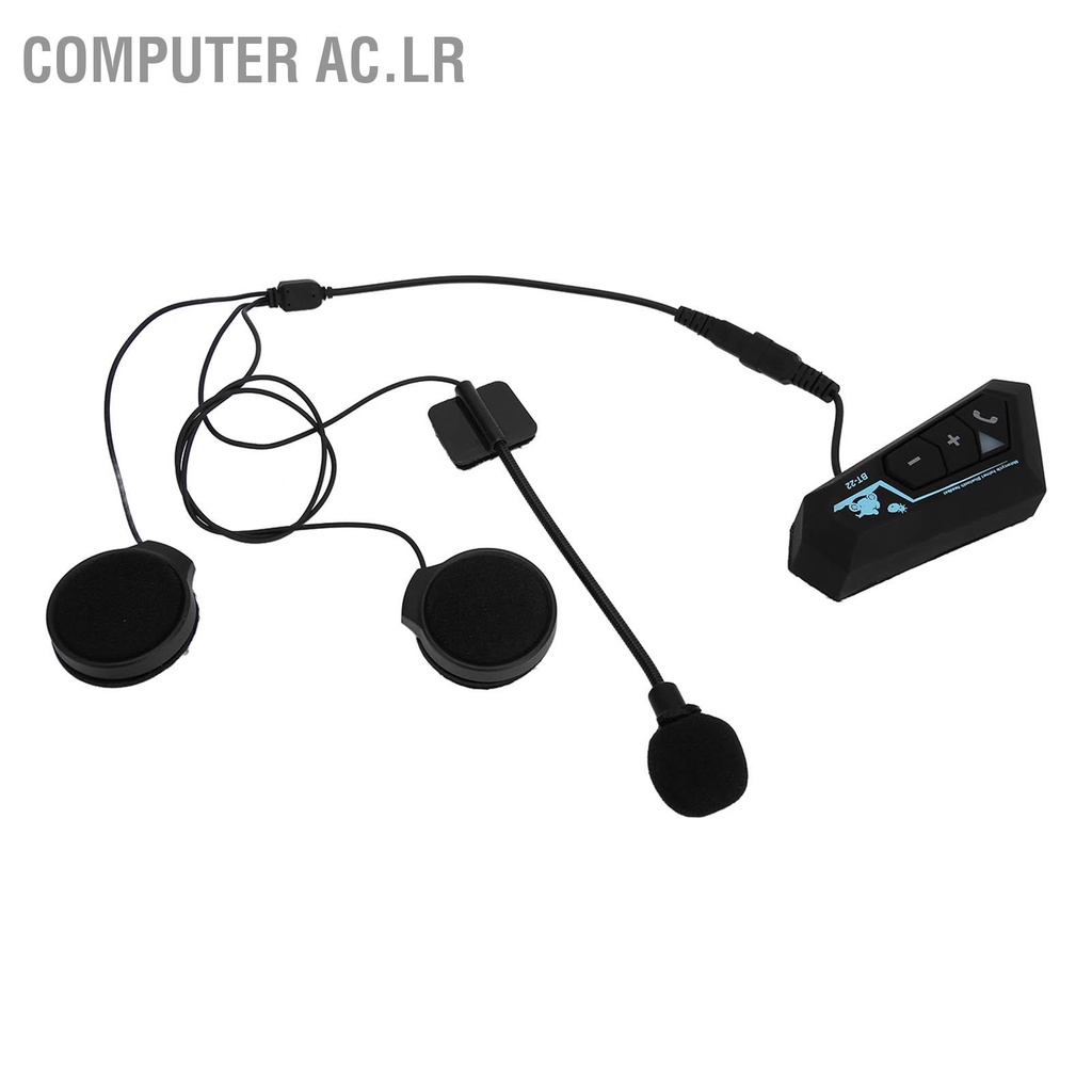 Computer Ac.lr BT22 Motorcycle Helmet Headset Auto Call Answering