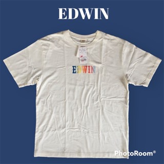 เสื้อยืด T-Shirt ยี่ห้อ EDWIN ของแท้ 100% ของใหม่ ป้ายห้อย ซื้อมาจากญี่ปุ่นค่ะ