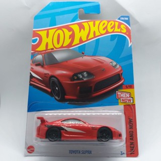 รถเหล็ก Hotwheels TOYOTA SUPRA สีแดง (ib37)