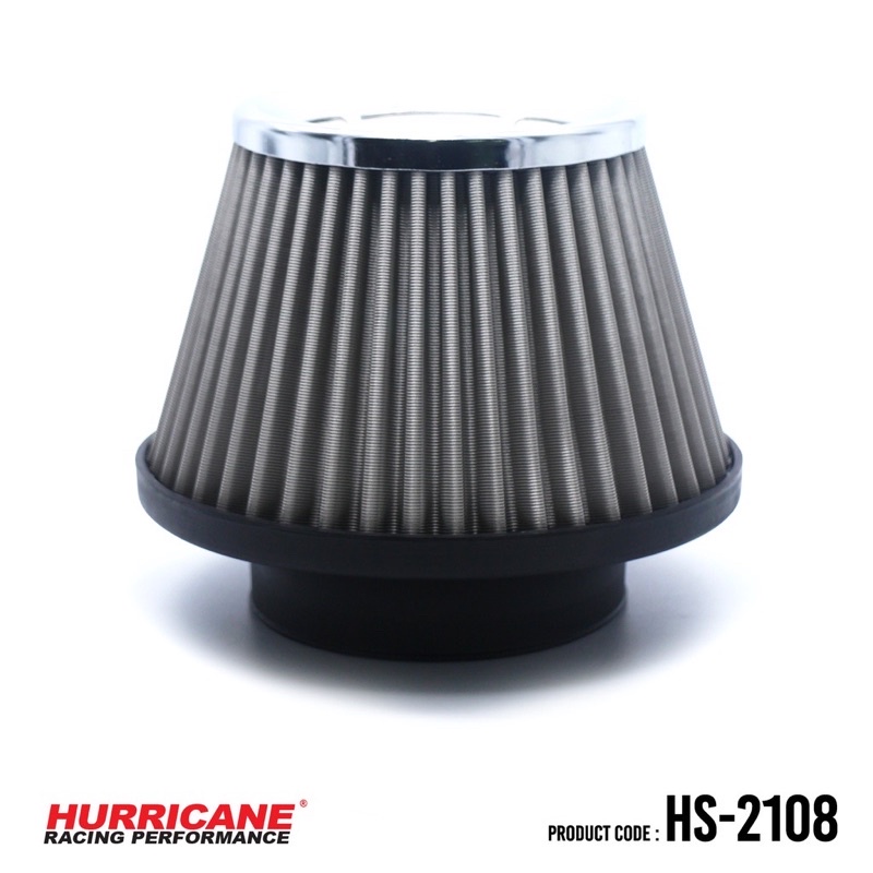 HURRICANE กรองเปลือย ( ฐาน 7 สูง 6 ปาก 4.5 ) HS-2108 , HS-2108-C