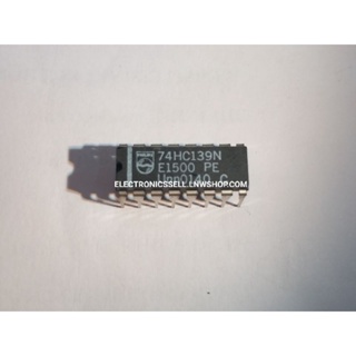 SN74HC139N SN 74HC139 N ไอซี DIP-14 ขา IC ยี่ห้อ PHILLIPS ฟิลลิป ของ แท้ อุปกรณ์ อะไหล่ อิเล็กทรอนิกส์ สั่งปุ๊บ ส่งปั๊บ