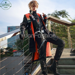 [คลังสินค้าพร้อม] NIJISANJI Vtuber Luxiem cos Suit Alban Knox Clothing Mens Daily Wear Perfect Restore