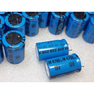 ตัวเก็บประจุ BC 307 4700uf 10v (ตัดขา) capacitor คาปาซิเตอร์