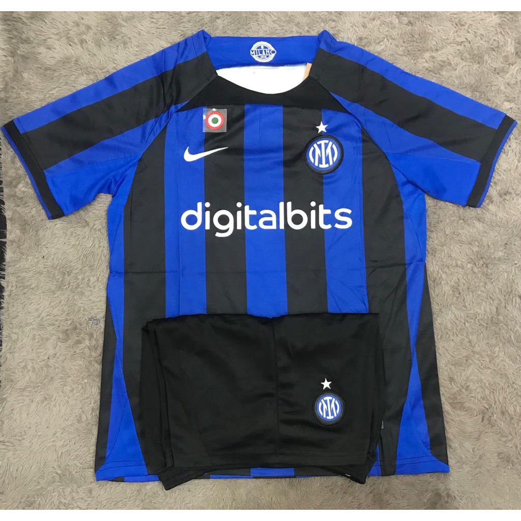 เสื้อฟุตบอลเหย้า Inter milan 2022 - 2023 ของแท้เกรด