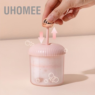 Uhomee เครื่องทําโฟมล้างหน้า แบบพกพา ใช้ซ้ําได้ สําหรับเดินทาง