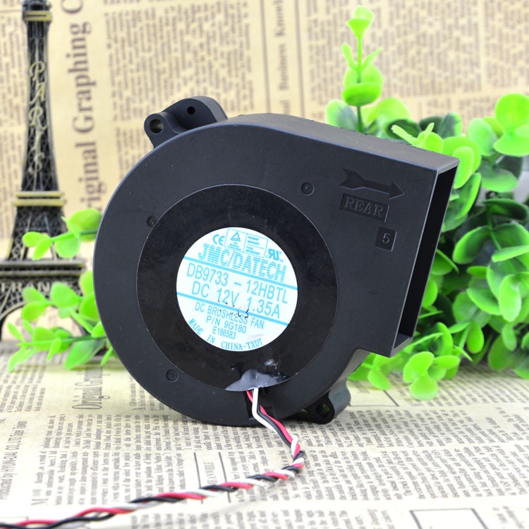 YY GX270 พัดลม CPU 9 CM BLOWER DB9733-12HBTL 12V