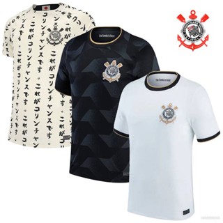 เสื้อยืดแขนสั้น ลายทีมชาติฟุตบอล Corinthians HQ1 22-23 SC ชุดเหย้า พลัสไซซ์ QH1