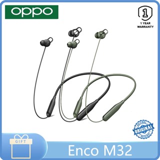 Oppo Enco M32 หูฟังบลูทูธไร้สาย พร้อมไมโครโฟน เสียงเบส กันน้ํา สําหรับเล่นเกม เล่นกีฬา