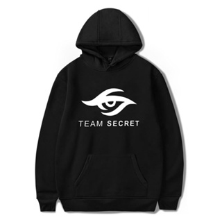 Dota 2 Team Secret ผู้ชาย &amp; ผู้หญิง Hoodie Unisex เสื้อกันหนาวผ้าฝ้ายเสื้อคู่รัก มีไซส์ใหญ่ 4XL 1341