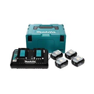 MAKITA MKP3PT184 ชุดแบตเตอรี่ 18 V 5.0Ah x 4 + แท่นชาร์จ x 1 (2 in 1)