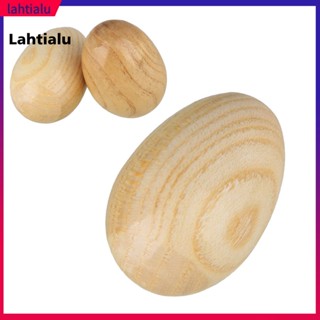 Lahtialu เครื่องดนตรีเขย่าไข่ แบบไม้ เครื่องดนตรีเคาะ สําหรับเด็ก 1 ชิ้น