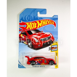 Hotwheels 16 CADILLAC ATS-V R (Red and No 1)